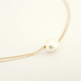 Double Layer Pearl Necklace 