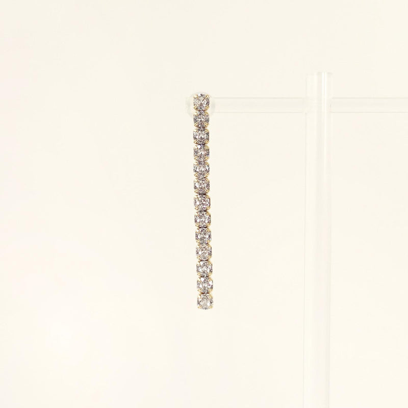 Sterling Silver Cubic Drop Earrings