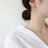 curved line earrings